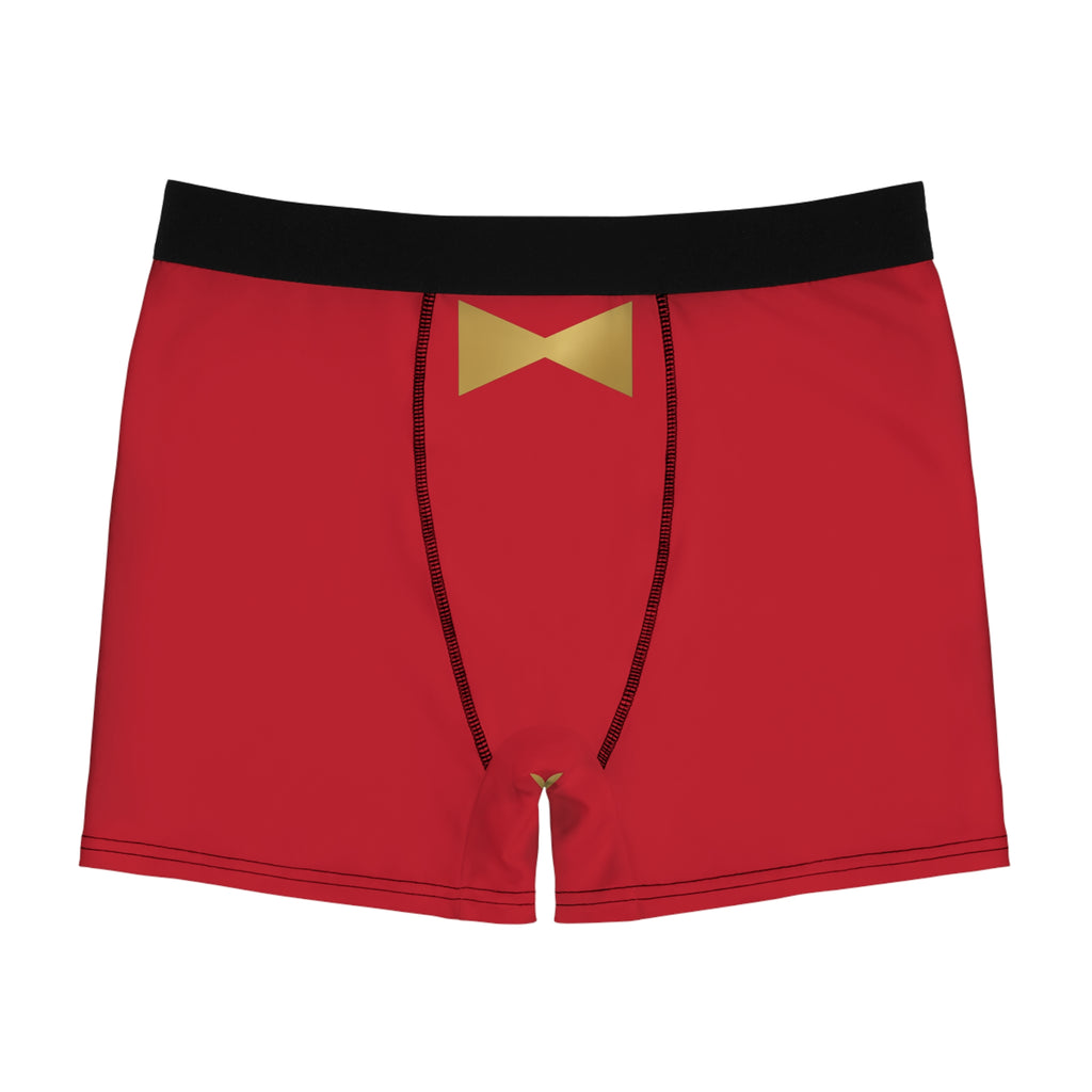 Black Tie Vitality Boxer Briefs—luxury comfort, athletic support, and a signature bowtie finish.