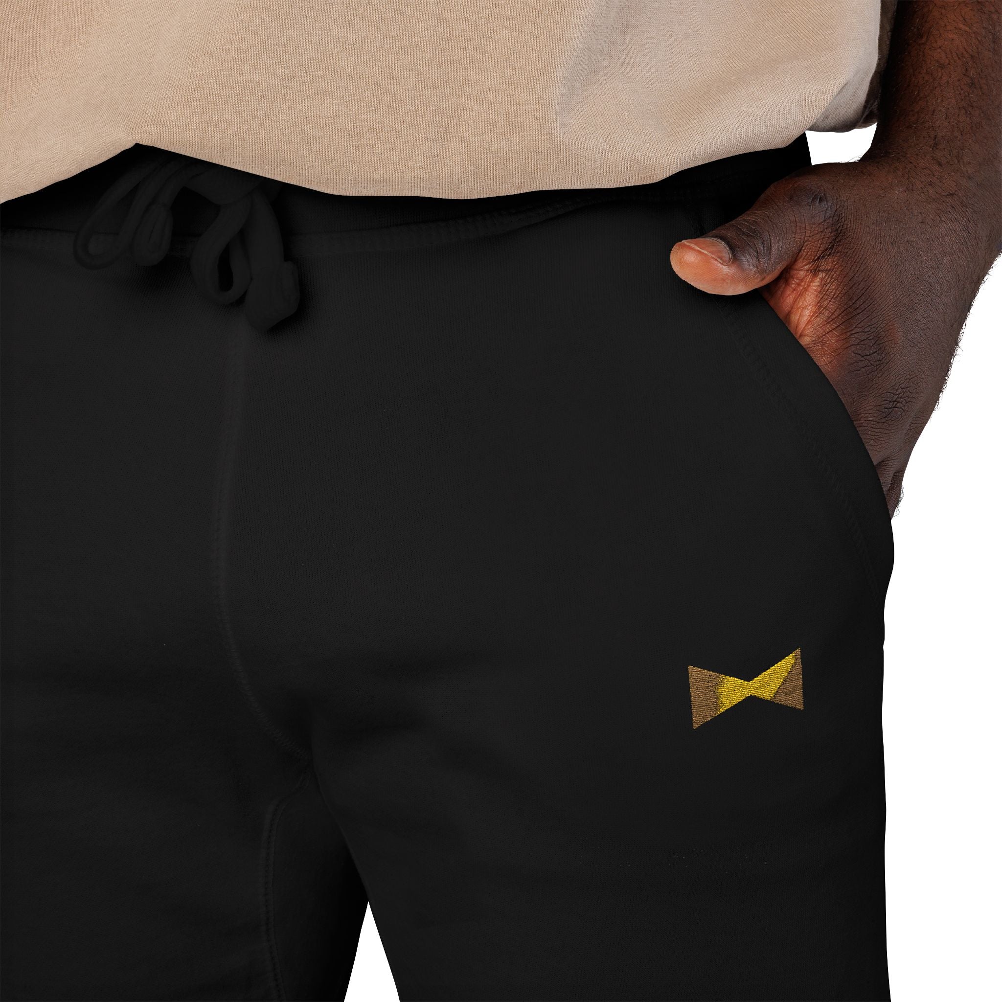 “Gold Bow” Black Tie Vitality Apex Joggers