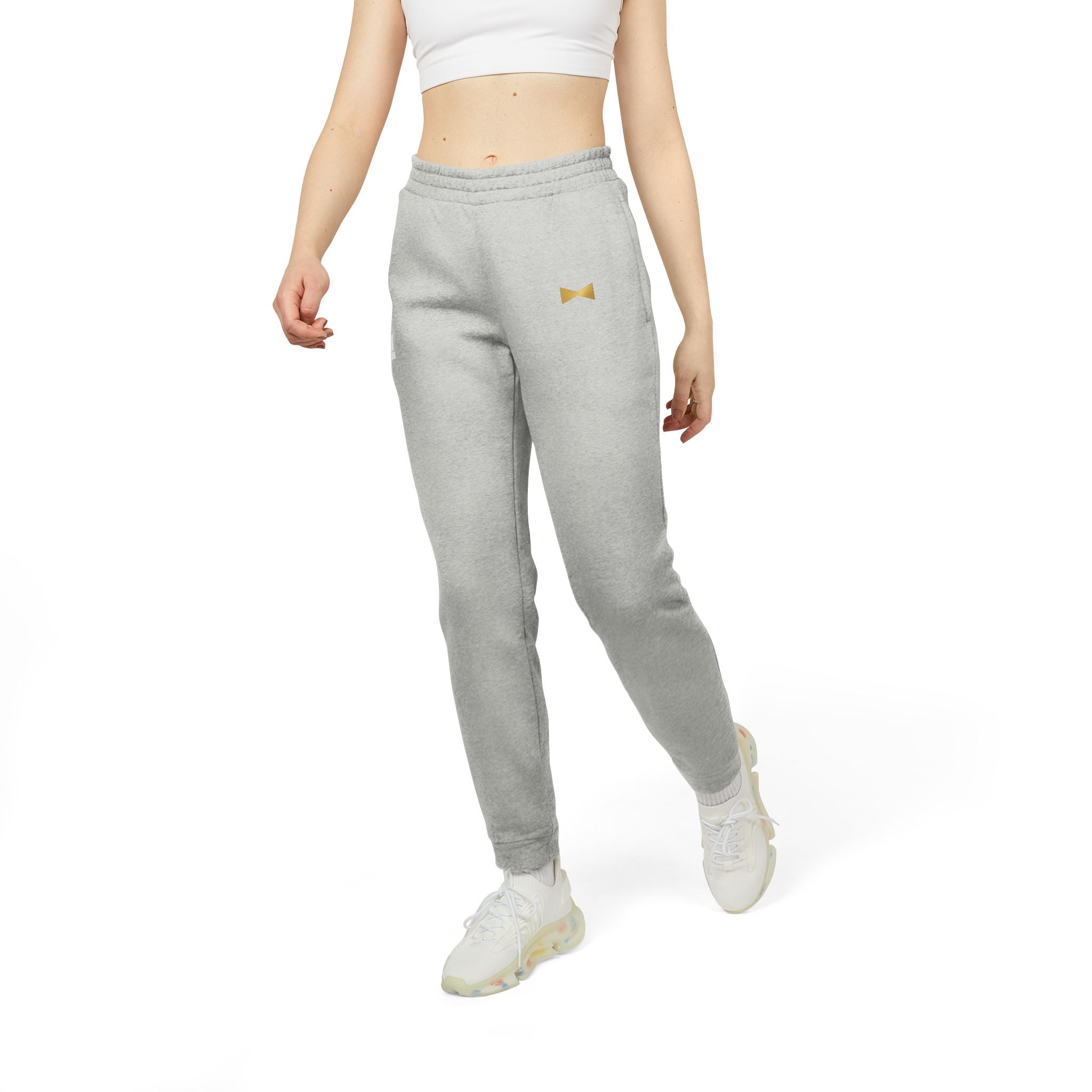 “BTV Gold Bow”/ Adidas Fleece Joggers